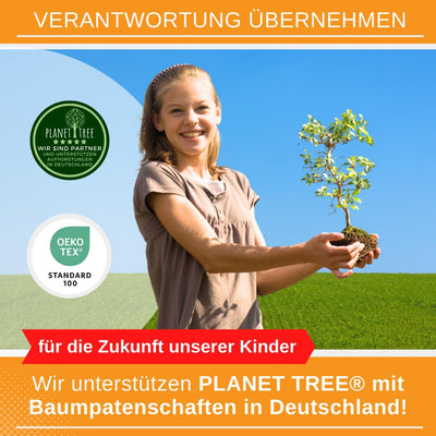 Aminata kids Biber Bettwäsche 135x200 Pferd Pferde-Tier-Motiv Mädchen Kinder-Wende-Bettwäsche-Set Ba