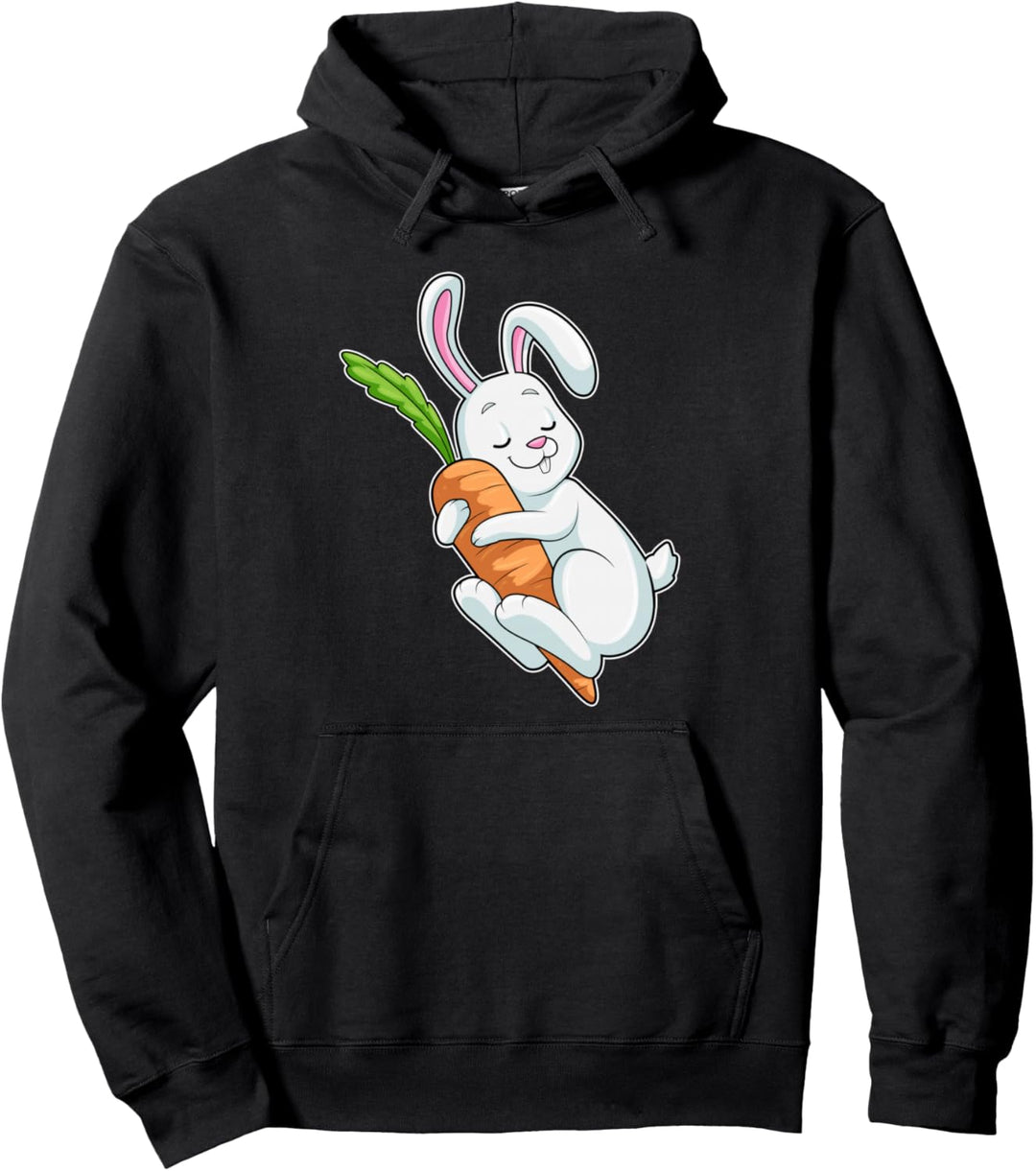 Hase Gemüse Karotte Pullover Hoodie
