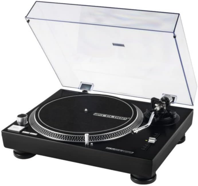 Reloop RP-2000 USB MK2 - quarzgesteuerter DJ-Plattenspieler mit Direktantrieb, 33 1/3 und 45 RPM, US