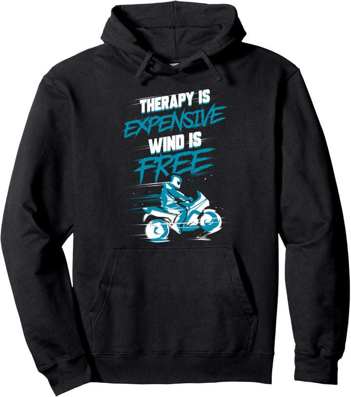 Motorrad Spruch Motorradfahrer Geschenk für Motorsport Club Pullover Hoodie