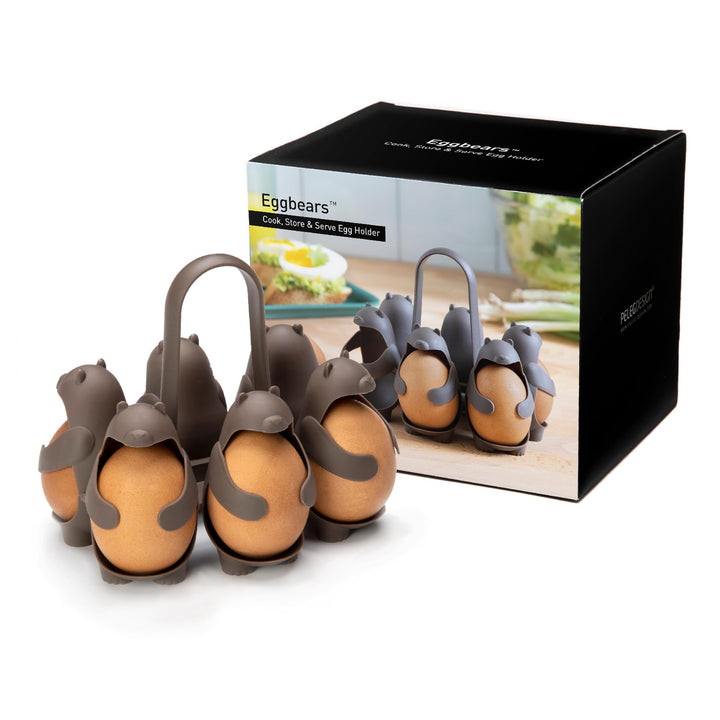 PELEG DESIGN - Eggbears | Universal-Eierhalter | Eierkocher | Eierbecher | Eierbox | Eierbecher lust
