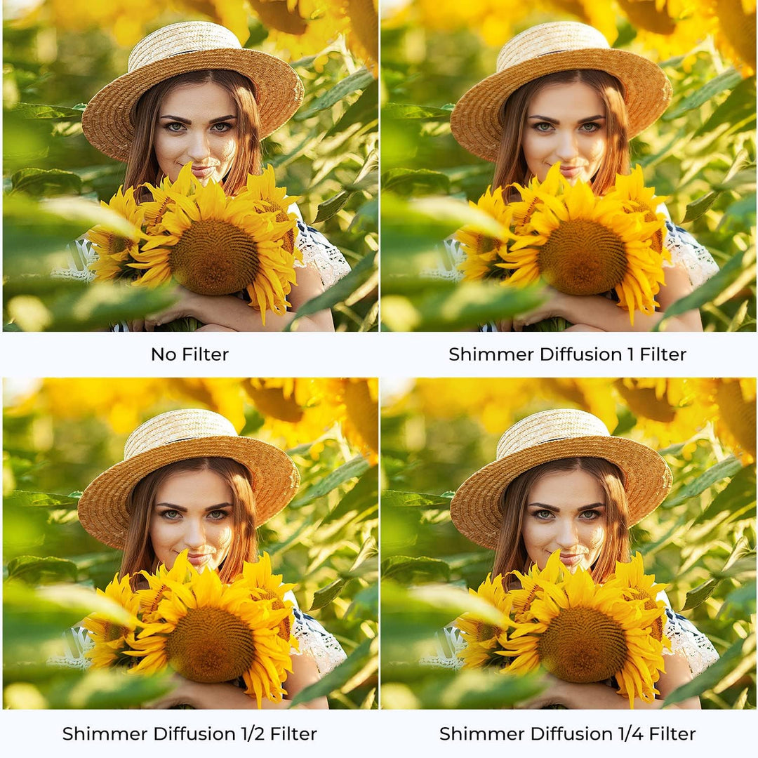 K&F Concept Nano-X Serie Shimmer Diffusion 1 Filter 67mm aus Optisches Glas mit 28-facher Nano-Besch