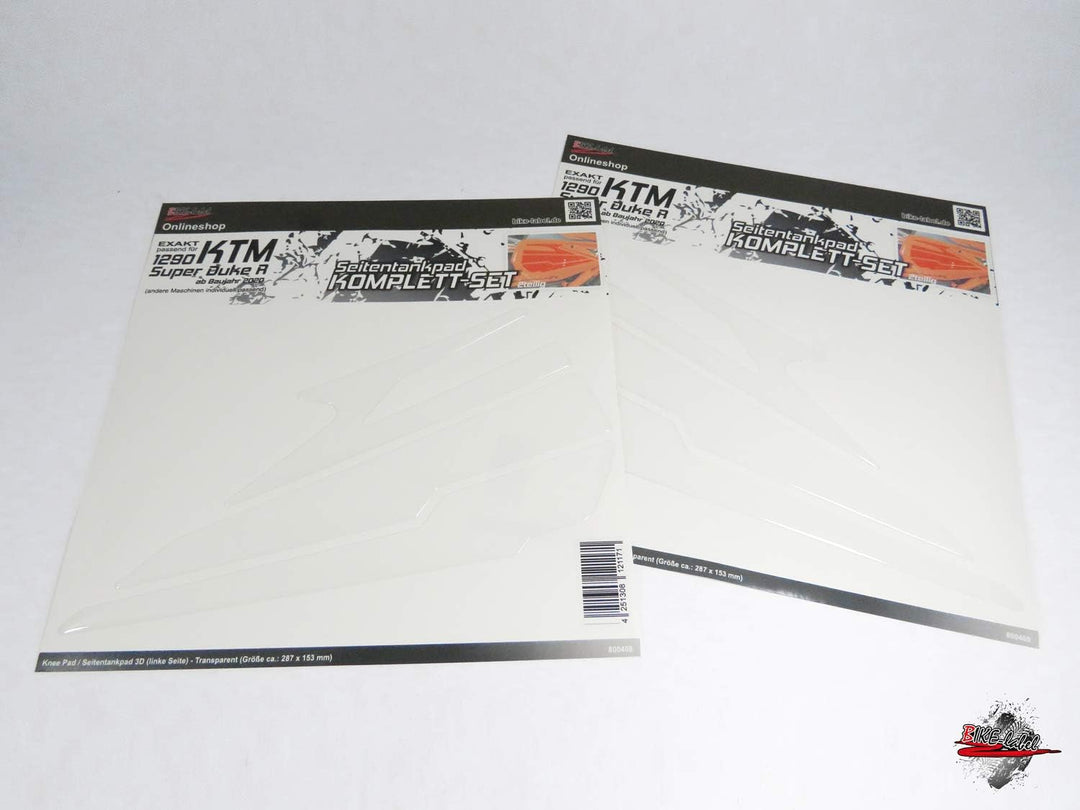BIKE-label Tankpad Set transparent kompatibel für KTM 1290 Super Duke R ab BJ 2020-850005