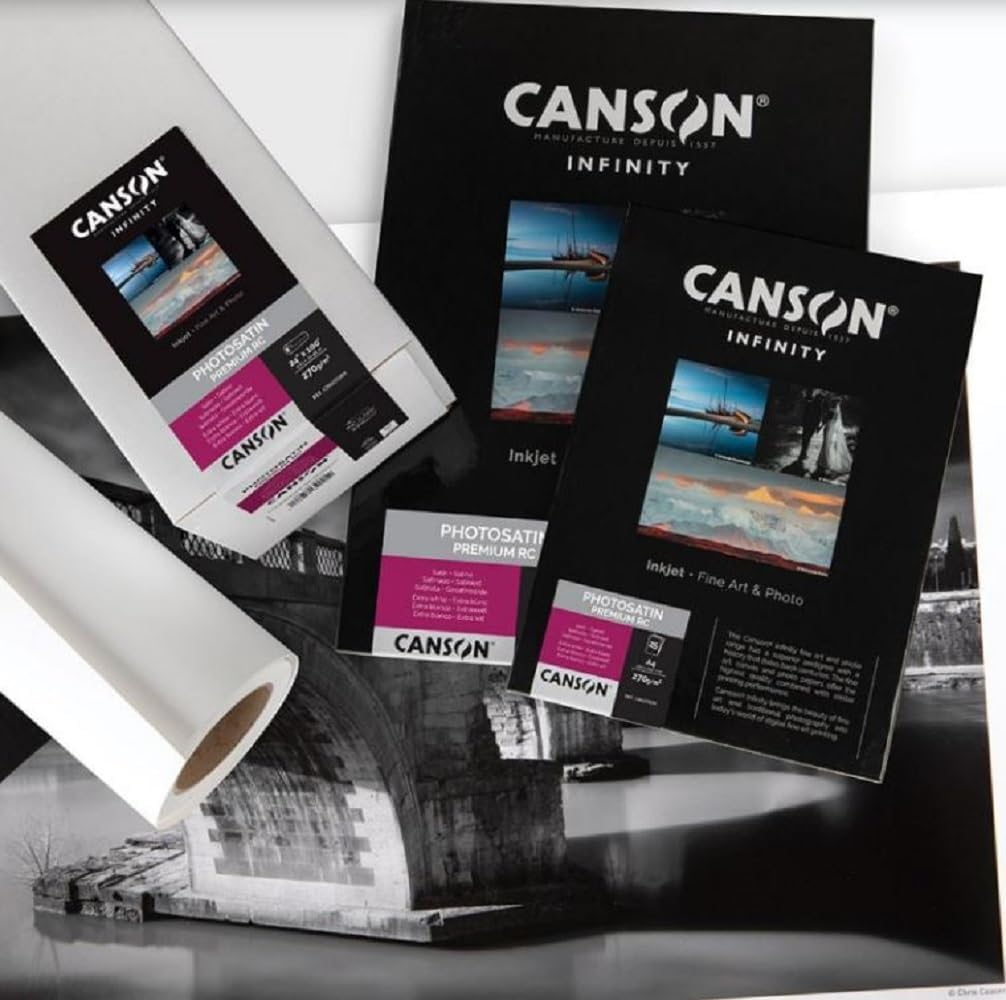 Canson 200001663 PhotoSatin Premium RC Box, A2 A2 42x59,4 cm, A2 42x59,4 cm