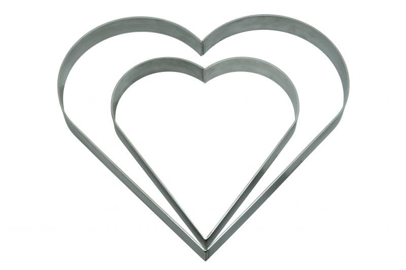 Herz Edelstahl Beeteinfassung Garten Designblech Beet Grabschmuck Grabeinfassung Pflanzring (400x400