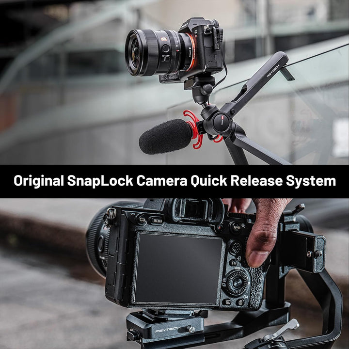 PGYTECH Beetle Kamera Clip V2 (Nur Clip) mit Platte Schnellwechselsystem für Sony, Nikon, Fuji, DSLR