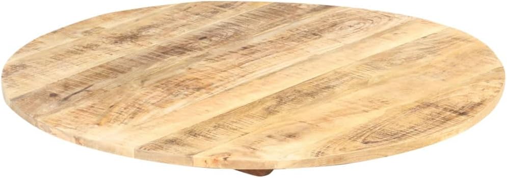 vidaXL Mangoholz Massiv Tischplatte Massivholzplatte Holzplatte Ersatztischplatte Holz Platte für Es