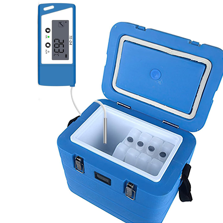 ThermElc Temperaturdatenlogger, Temperaturlogger mit externem Sensor, PDF & EXCEL Bericht, USB Daten