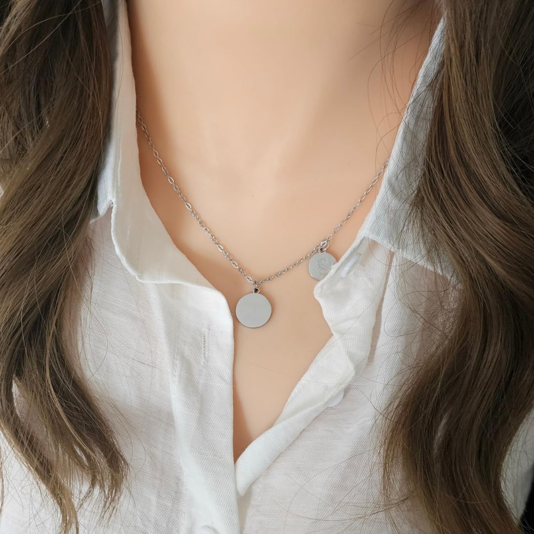 Personalisierte Gravur Kette als Geschenk für Frauen | zur Geburt | zur Hochzeit | für die Freundin