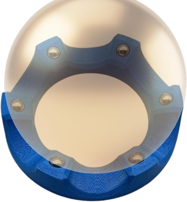 Generisch 360 Degree Rotating Bowling Ball Spinner - Pp & Steel Stand | Multi-Angle Non-Slip Grip Ho