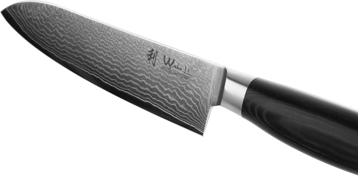 Wakoli Mikata Damastmesser Santoku16 cm Klinge extrem scharf aus 67 Lagen I Damast Küchenmesser und