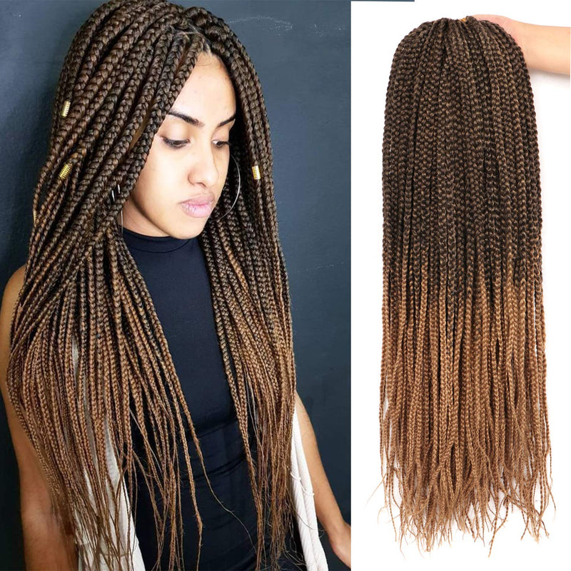 7Packs Box Braids Crochet Braids Hair Extensions Kanekalon Kunsthaar Crochet Hair Braids Haare Kunst
