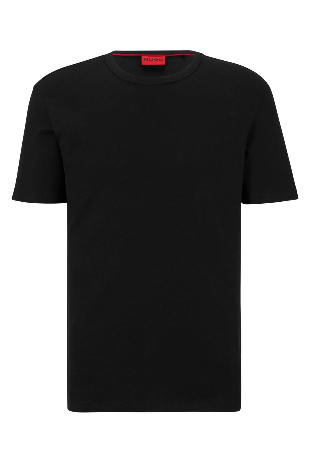 HUGO Herren Dozy Regular-Fit T-Shirt aus Pima-Baumwolle mit Kontrast-Logo XS Black1, XS Black1