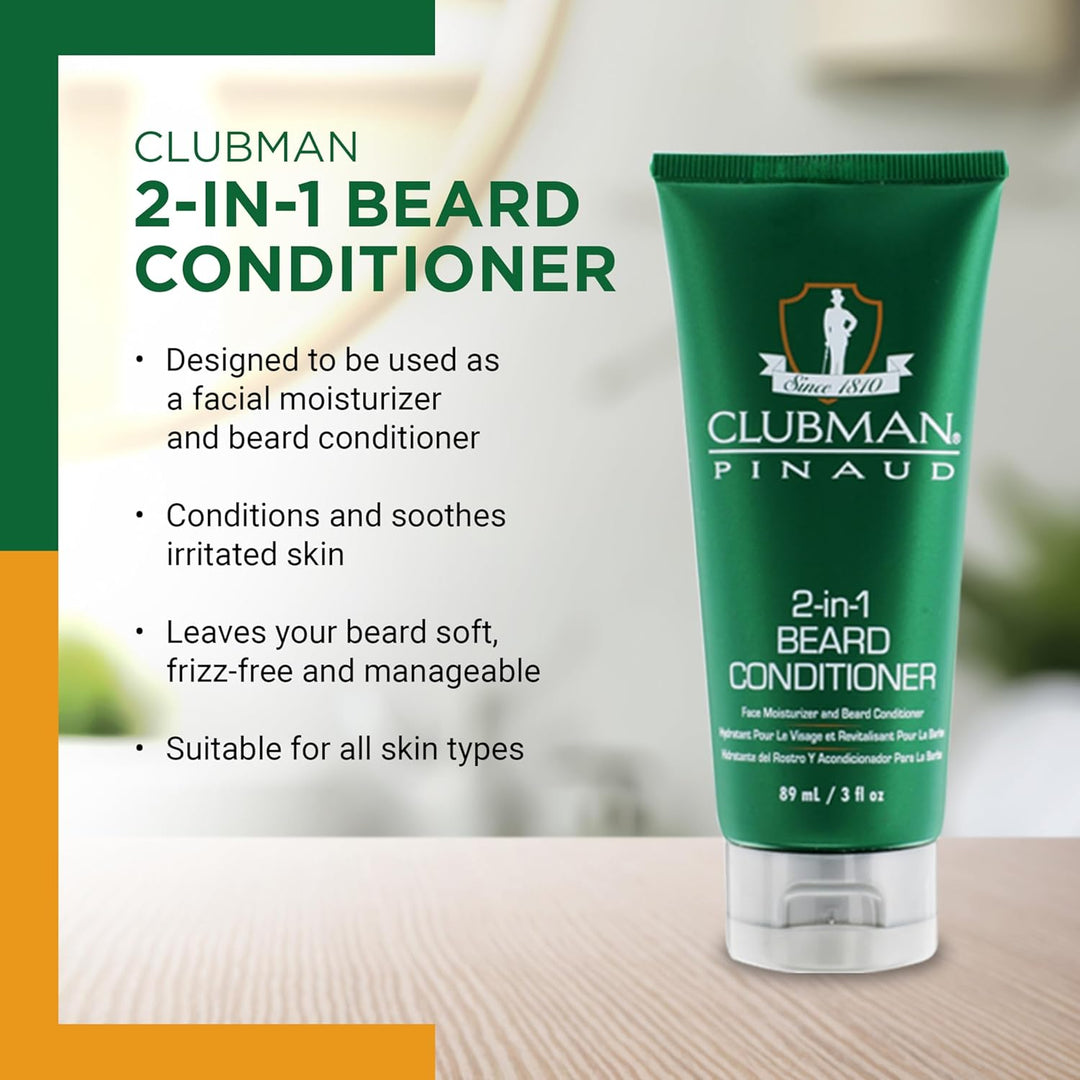 PINAUD CLUBMAN Beard conditioner, 89 ml/3 fl oz