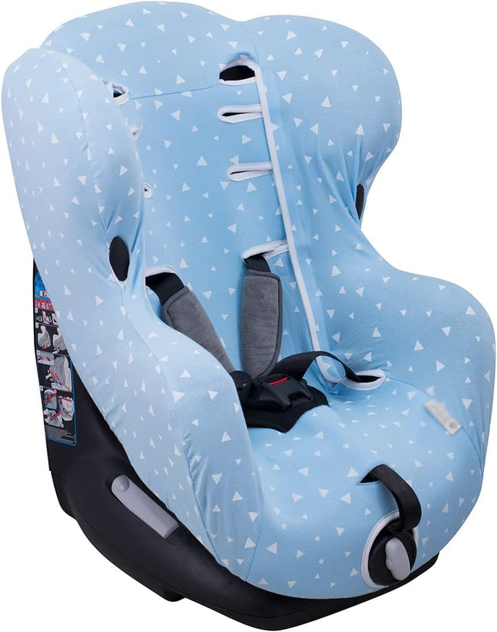 JYOKO Kids Bezug kompatibel mit Bébé Confort Iseos Neo (Blue Sparkles), BLUE SPARKLES