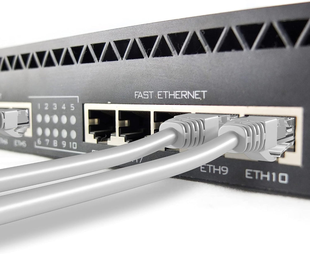 Mr. Tronic 75m Ethernet Netzwerkkabel Cat 6, LAN Netzwerkkabel Für Schnelle &amp; Zuverlässige Internet,