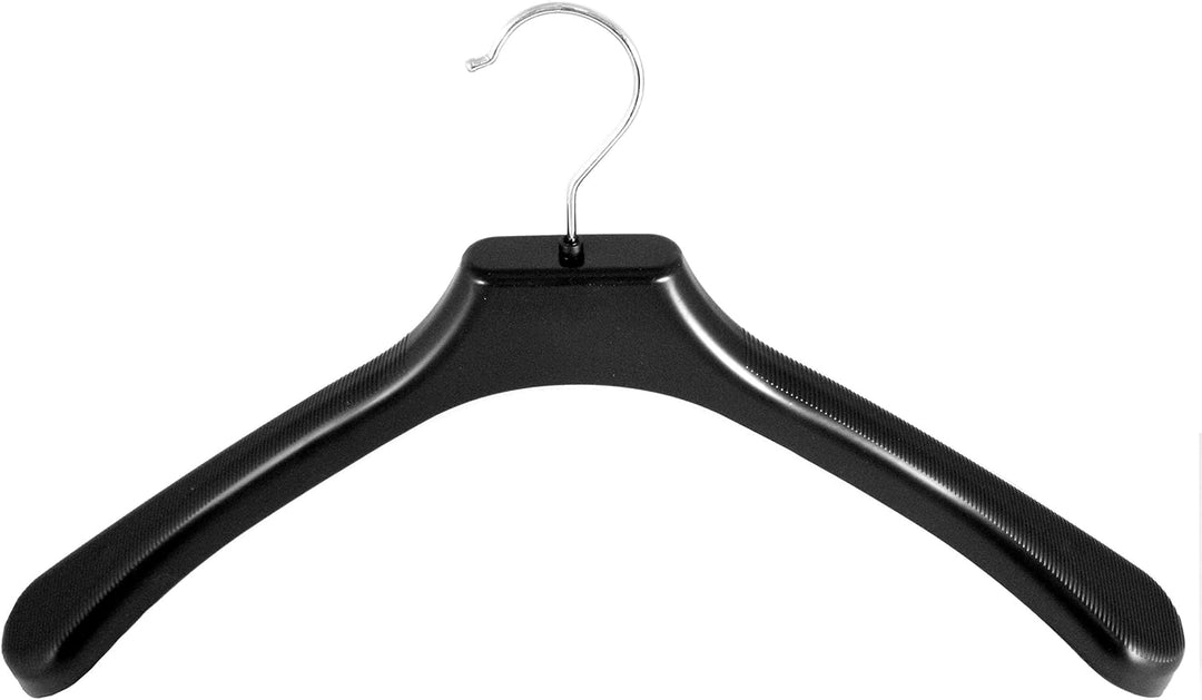 Kleiderbügel für Jacken und Mäntel, 48cm, XXL, schwarz, 60 Stück