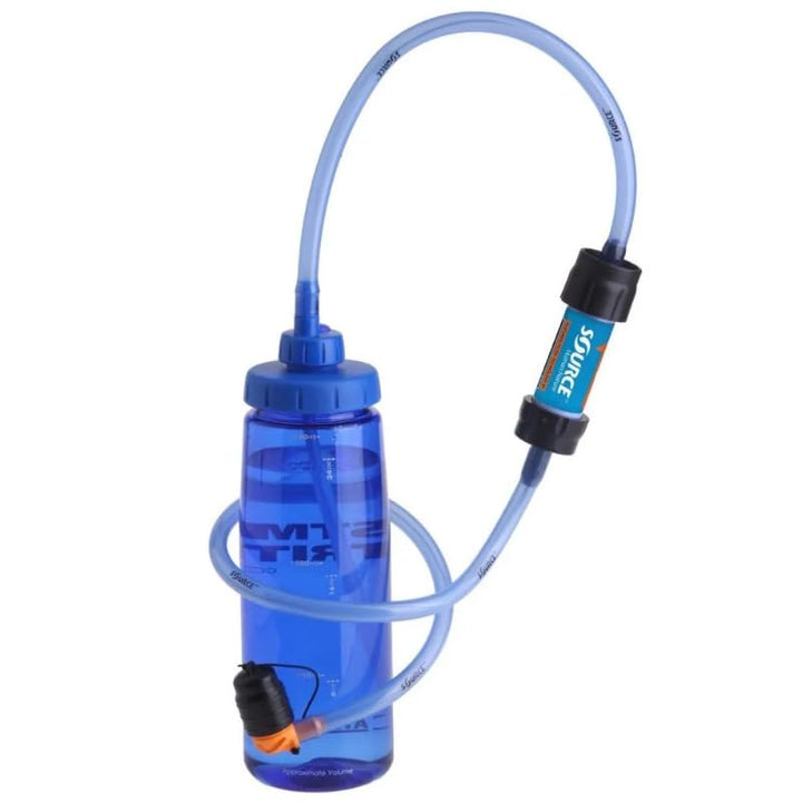 Source Ltd. Convertube+Sawyer Filter, 2023 transparent blue, transparent blue