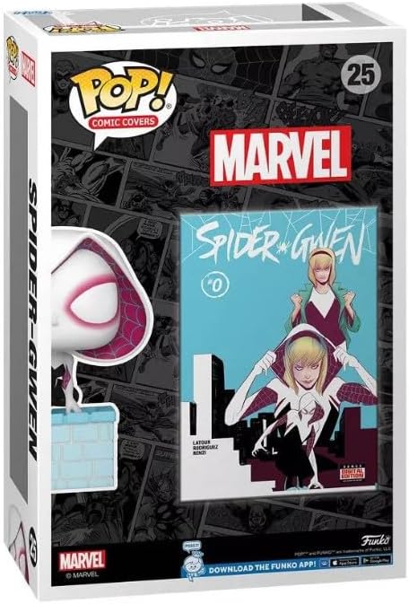 Funko Pop! Cover Art Marvel Collection 15689985 Sammelhüllen aus Vinyl (Spider Gwen) Spinne Gwen, Sp