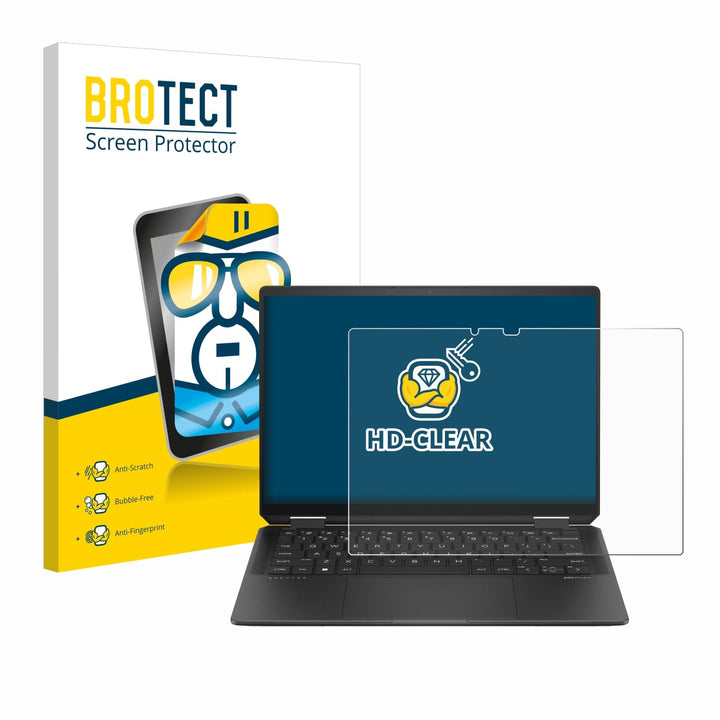 BROTECT Schutzfolie für HP Spectre x360 (14-e) 2024 Displayschutz Folie Ultra-Klar