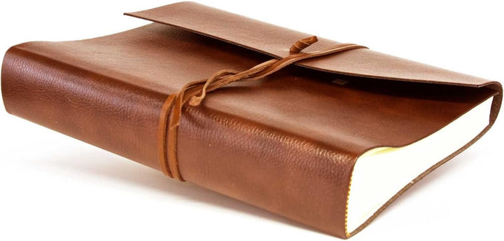 BELCRAFT Tivoli Fotoalbum aus recyceltem Leder fadenheftung, Handgearbeitet in klassischem italienis