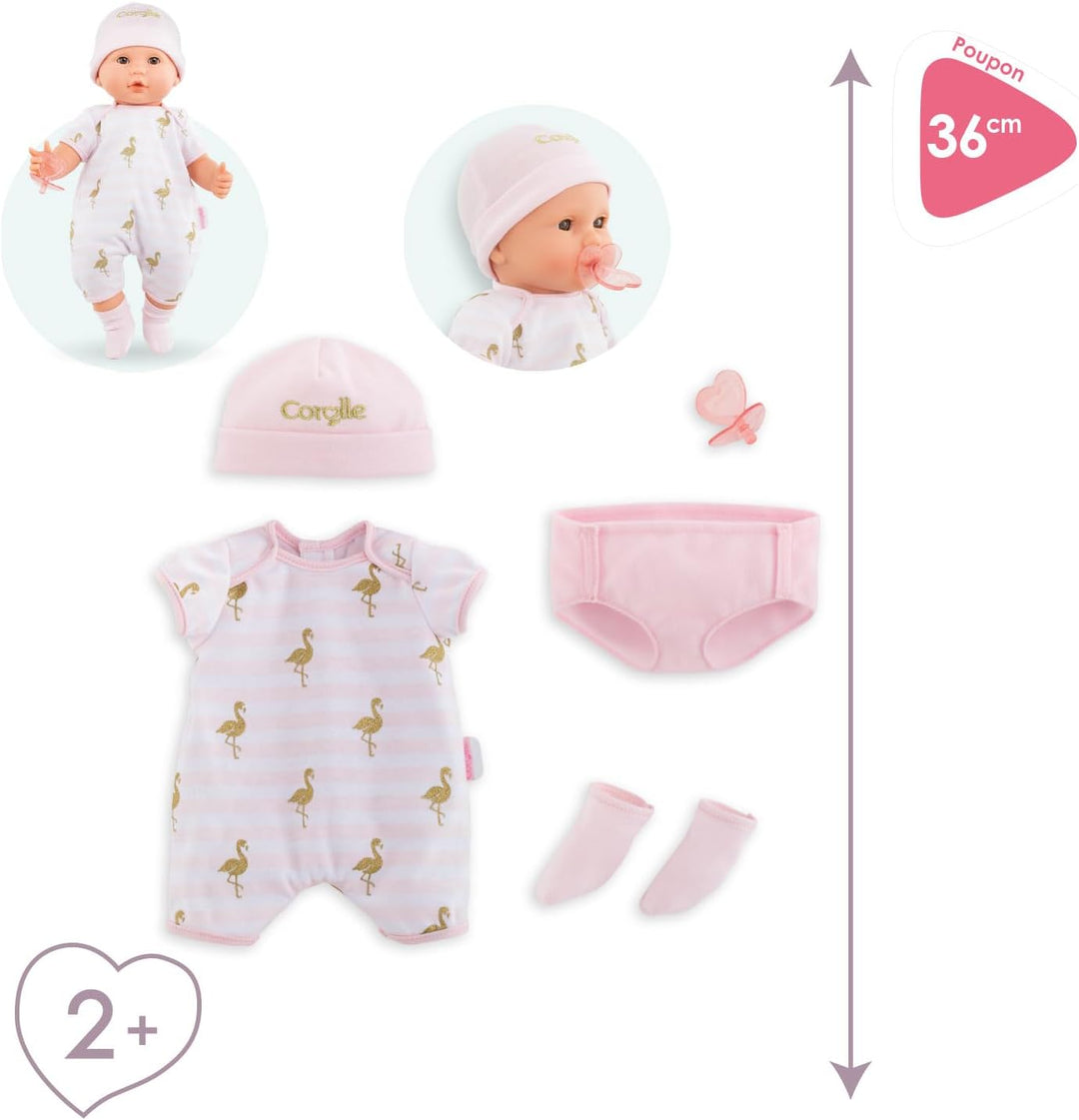 Corolle 9000140550 - Mon Grand Poupon Babykleidungsset für alle 36cm Babypuppen