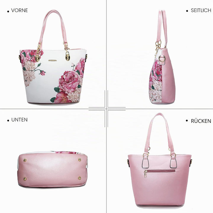 2E-youth - Ol; retro, lässig Damen 1c - Rosa & Weiss, 1c - Rosa & Weiss