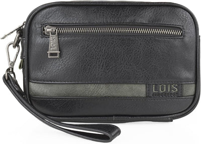 Lois - Umhängetasche Herren - Moderne Herren Handtaschen und Lederhandgelenktasche Herren - Stilvoll