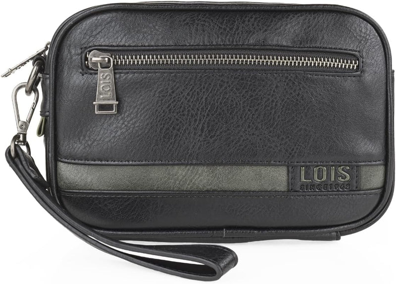 Lois - Umhängetasche Herren - Moderne Herren Handtaschen und Lederhandgelenktasche Herren - Stilvoll