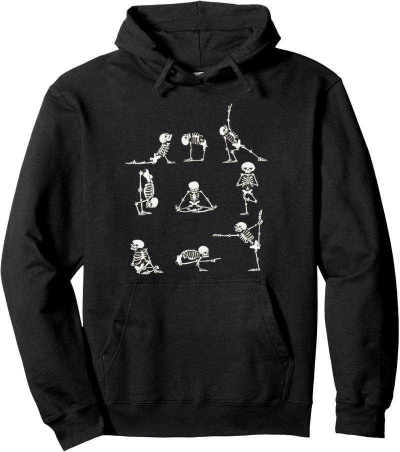 Skeleton Yoga Pullover Hoodie