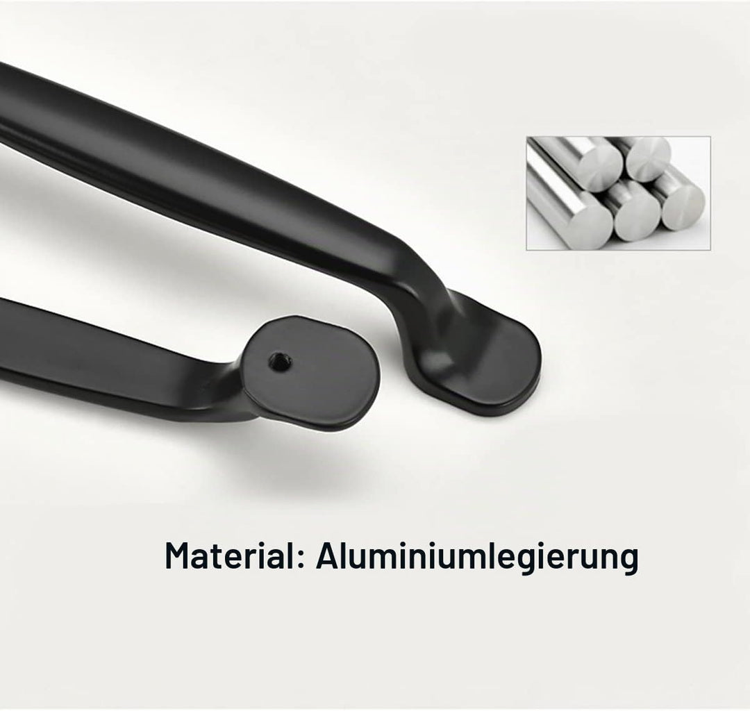Qrity 20 Stück Lochabstand - 96mm Solide Material Aluminiumlegierung Möbel Griffen Kabinett Griffe M