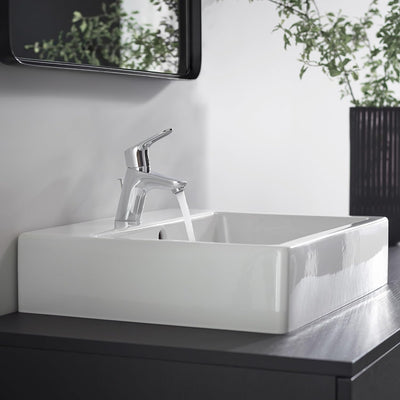 hansgrohe Wasserhahn Focus (Armatur mit Auslauf Höhe 70mm und Zugstangen-Ablaufgarnitur) Chrom, Chro