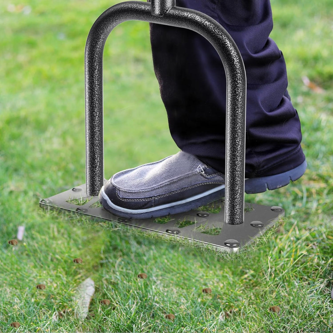 BeneLabel Rasenlüfter Spike, Manuell Rasen Belüfter Gardena Aerifiziergabel Gras Rasenspecht Rasenlo