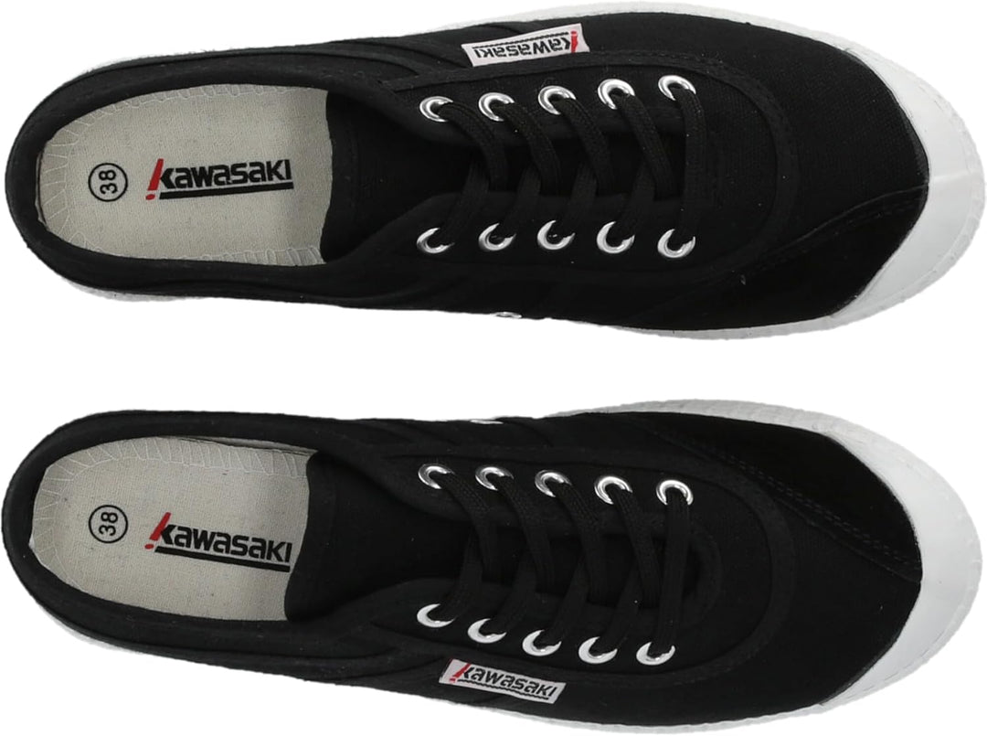Kawasaki Unisex Sneaker Original Canvas 41 EU 1001s Black Solid, 41 EU 1001s Black Solid