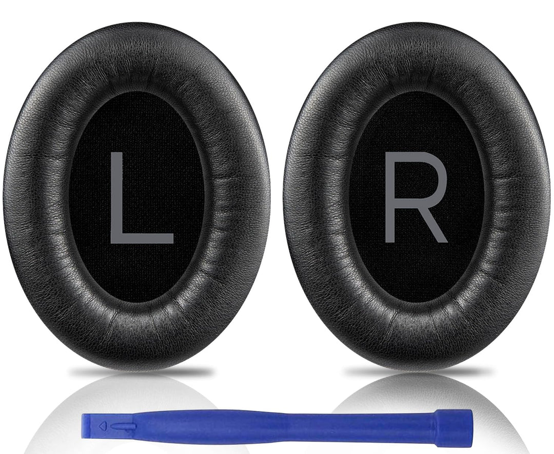 SOULWIT Lammfell Ersatzpolster Ersatz Ohrpolster für Bose QuietComfort 45 (QC45)/QuietComfort SE (QC