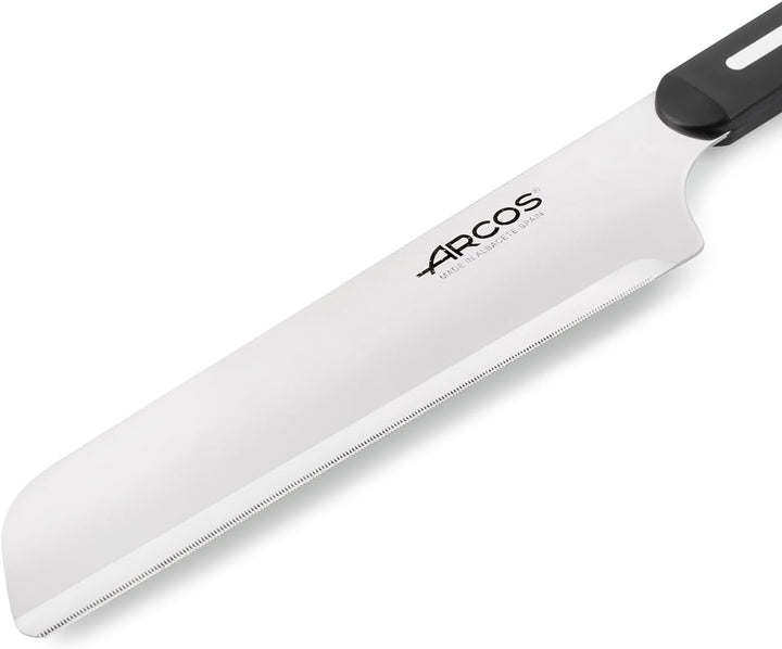 Arcos Chefmesser - Microdentierte Klinge für Obst und Gemüse, 180 mm Klinge, Ergonomischer Griff, Mo