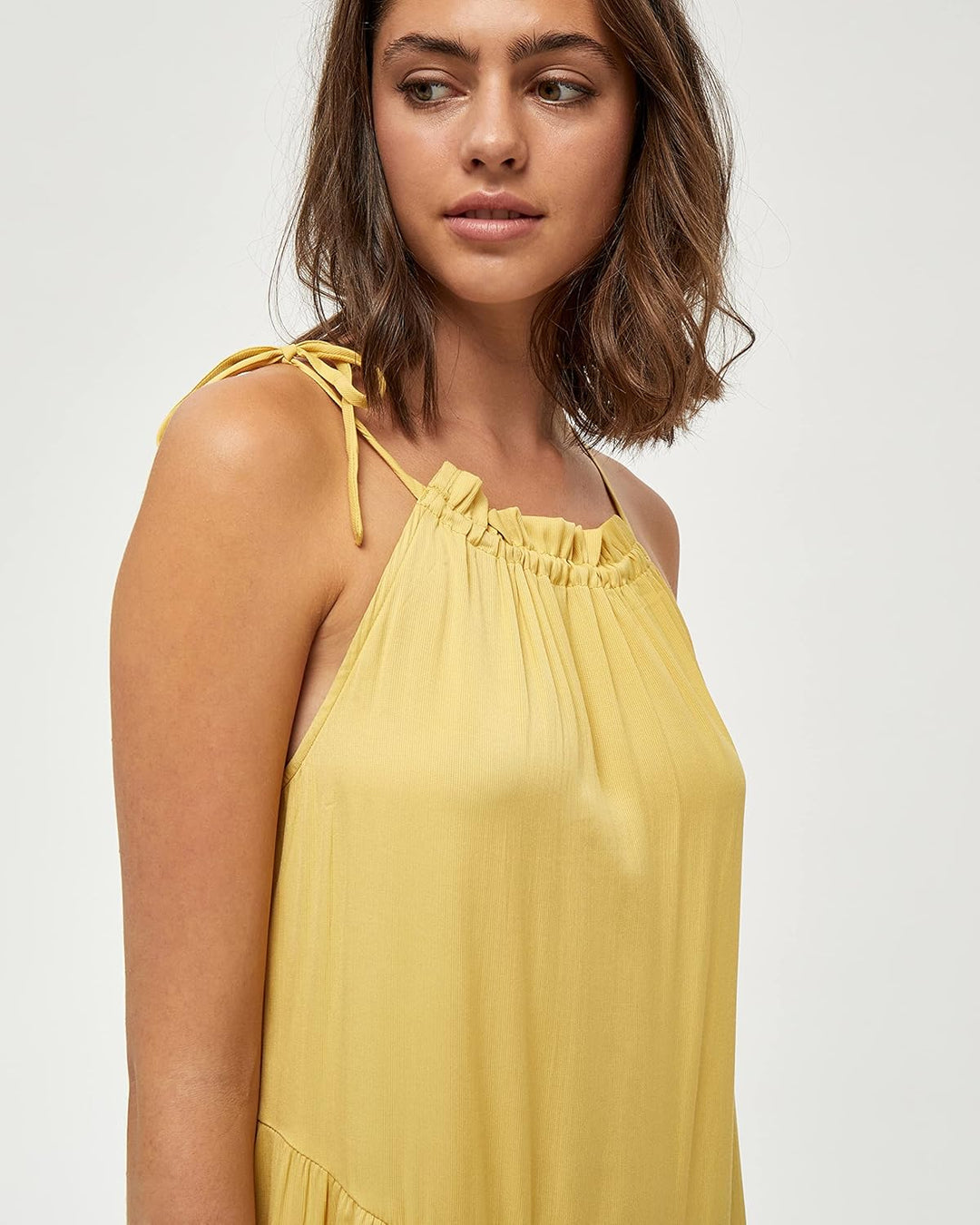 Desires Damen Joyla Kleid XS 6108 Dark Yellow, XS 6108 Dark Yellow