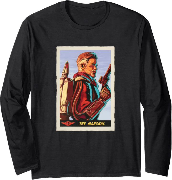Star Wars: The Mandalorian The Marshal Trading Card Langarmshirt