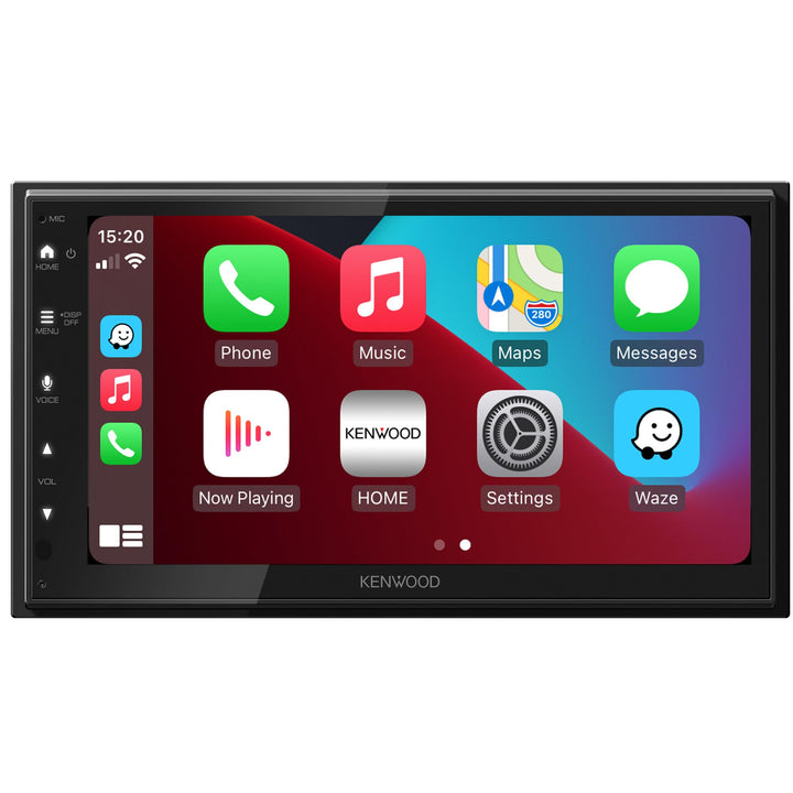 Kenwood DMX6523DABS - 17,3 cm WSVGA Moniceiver mit DAB+/FM, Wireless CarPlay & Android Auto, Apple &
