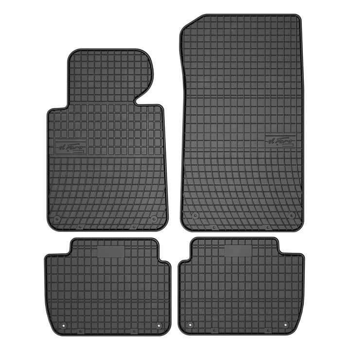FROGUM EL Toro Gummimatten Ganzjähriges-Set von Autofussmatte Auto Fussmatten für BMW 3er E46 1998-2