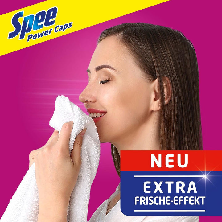 Spee Power Caps Color 3+1, Colorwaschmittel, 120 Waschladungen, Reinheit, Strahlkraft und hygienisch