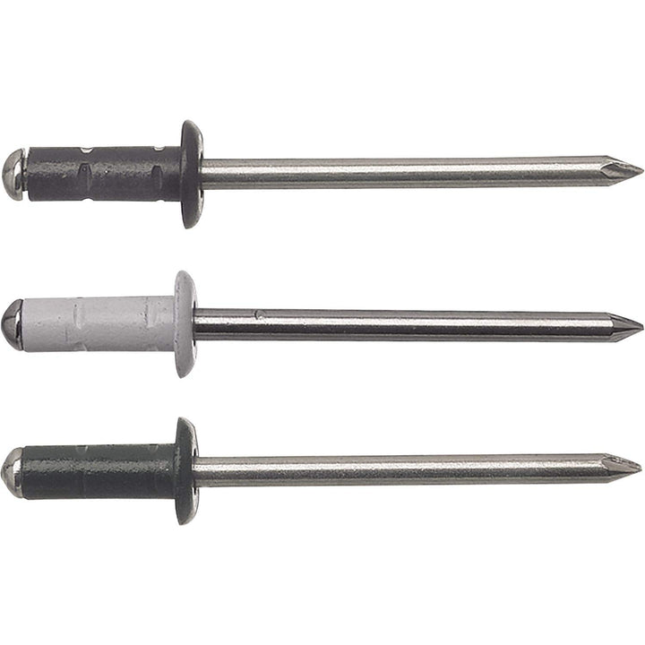 Gesipa PolyGrip Blindniete Alu/Nirosta 4 x 10 RAL 7016 Anthrazitgrau mm, 500 Stück, (1456159) Blindn
