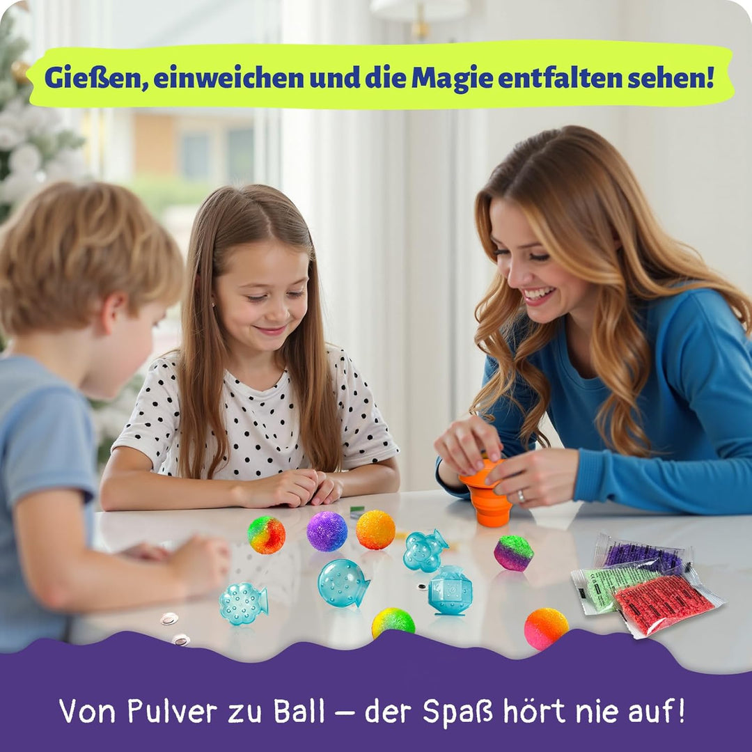 Flummi Selber Machen Set für Kinder ab 8 Jahren – Bunte Flummi Power-Bälle selber Machen – Wissensch