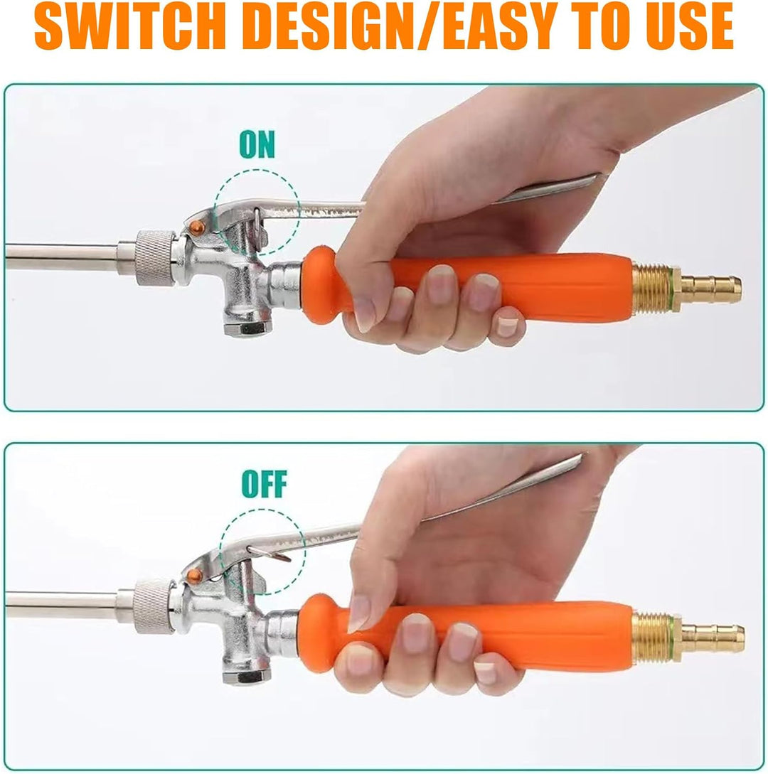 Ganzmetall Ersatzsprühstab, 29 Zoll 1/4 und 3/8 Sprühstab aus Messing mit Widerhaken, Verstellbarer