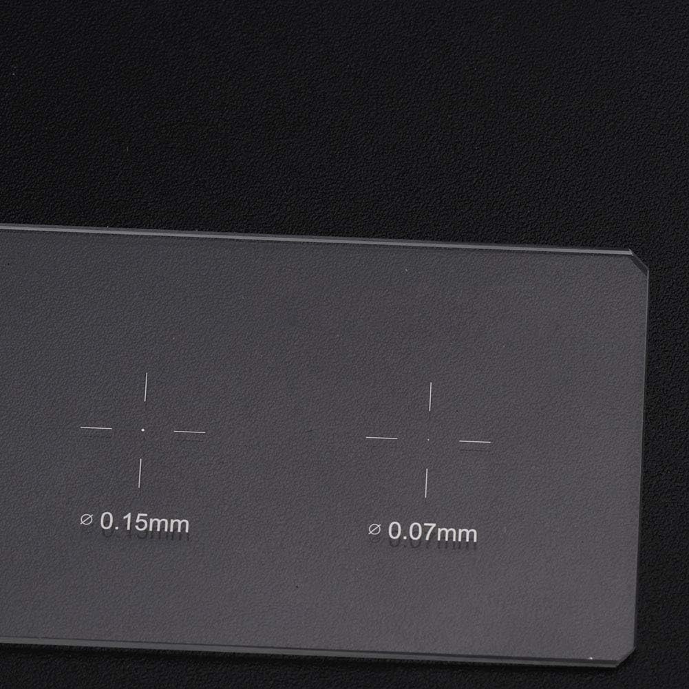 Objektträger, Mikroskop Objektiv Objektmikrometer Mikrometer Kalibrierung Glas Tisch Mikrometer DIV