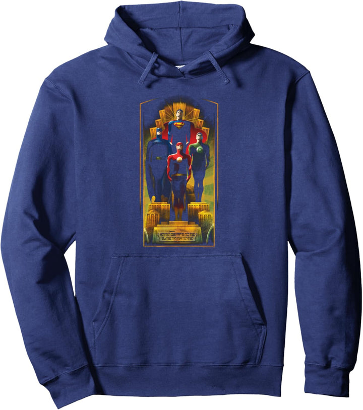 Justice League Deco Pullover Hoodie