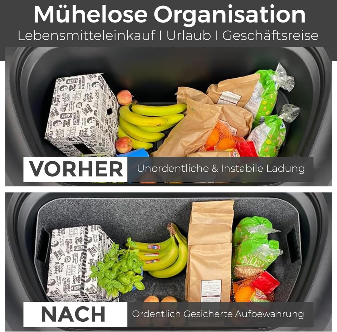 VLOX Tesla Model Y Organizer Aufbewahrungsbox Kofferraum Zubehör Frunk, Frunk