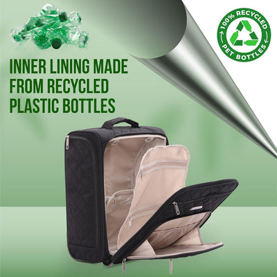 Aerolite Koffer Handgepäck Passend für easyJet 45x36x20 Neu 2023 Handkabine Gepäck Untersitztasche T