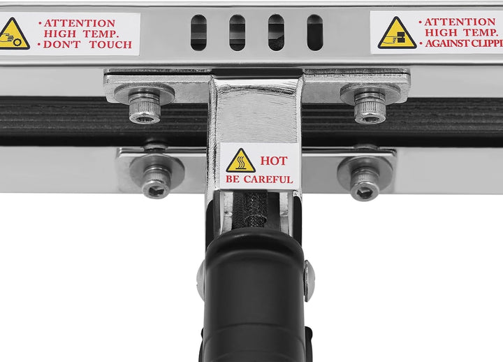 Heisssiegelgerät 12" Heisssiegelmaschine Tragbares Folienschweissgerät 7 Temperaturstufen 0–300 °C V