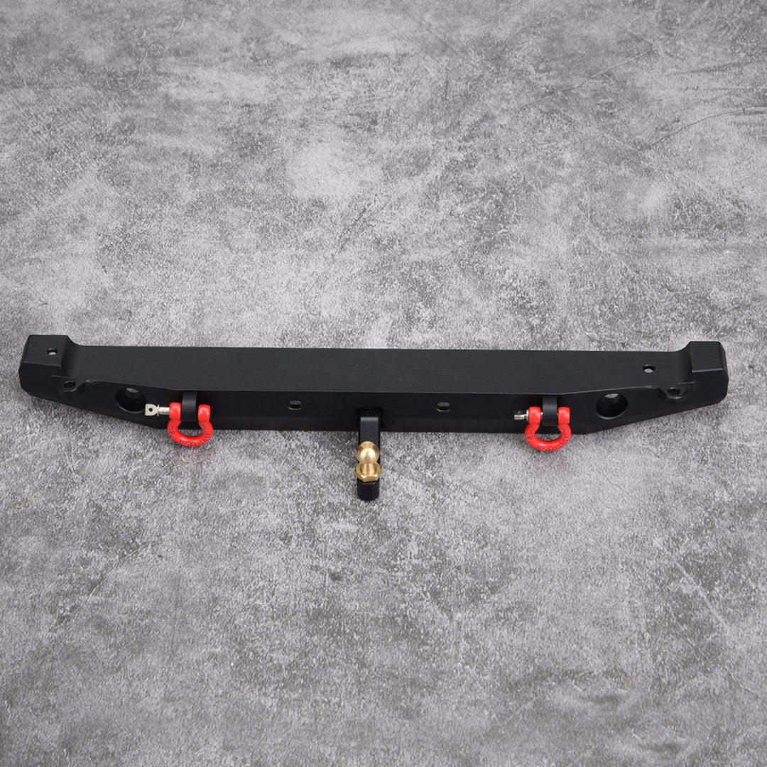 RC Crawler Heckstossstange, RC Auto Heckstossstange mit LED Leuchte Trailer Buckle, Crawler Heckstos